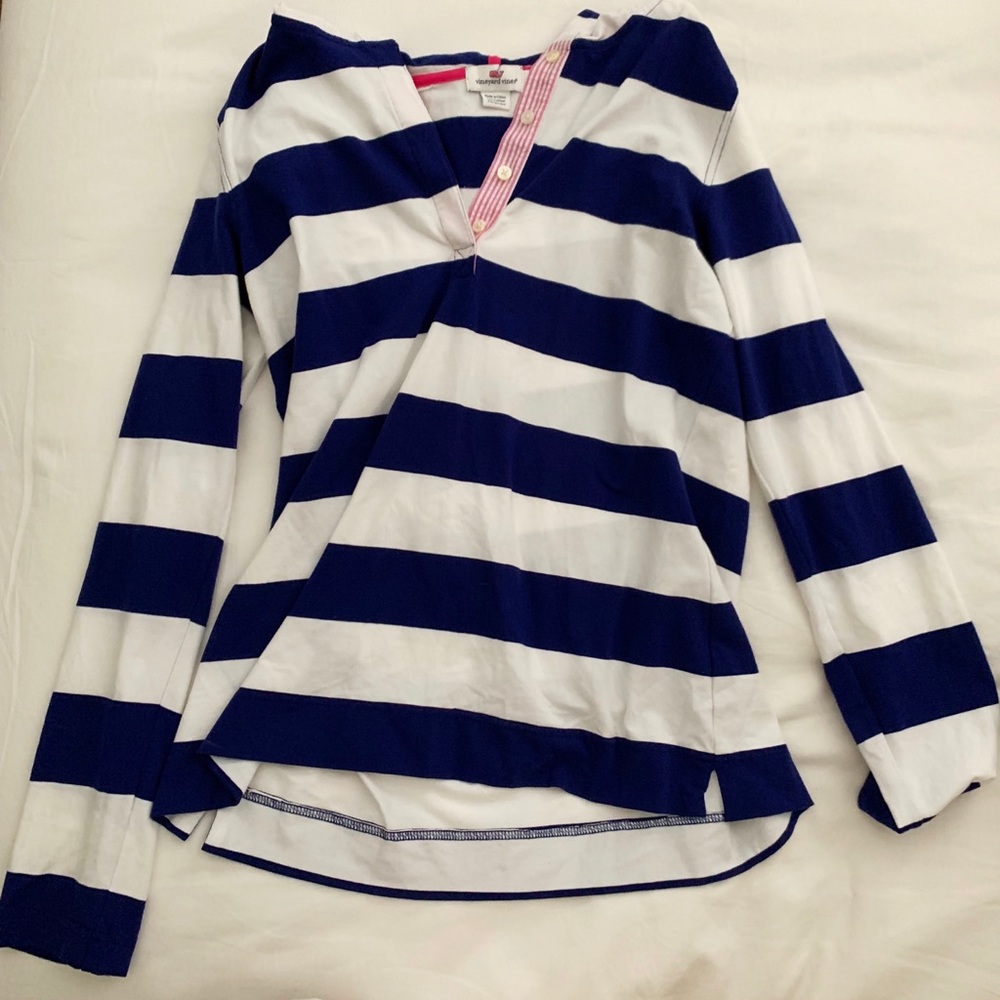 Vineyard Vines Striped Hoodie M